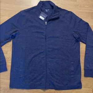 NWT Men’s knit full zip sweater